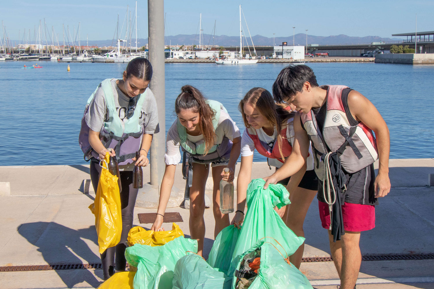 Recogida de plásticos